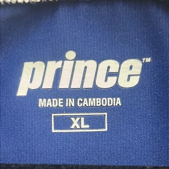 Prince Blue Tank Top with White Trim - Picture 4 of 4